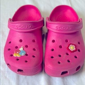 Crocs Kids Classic Clog - Pink junior size 6